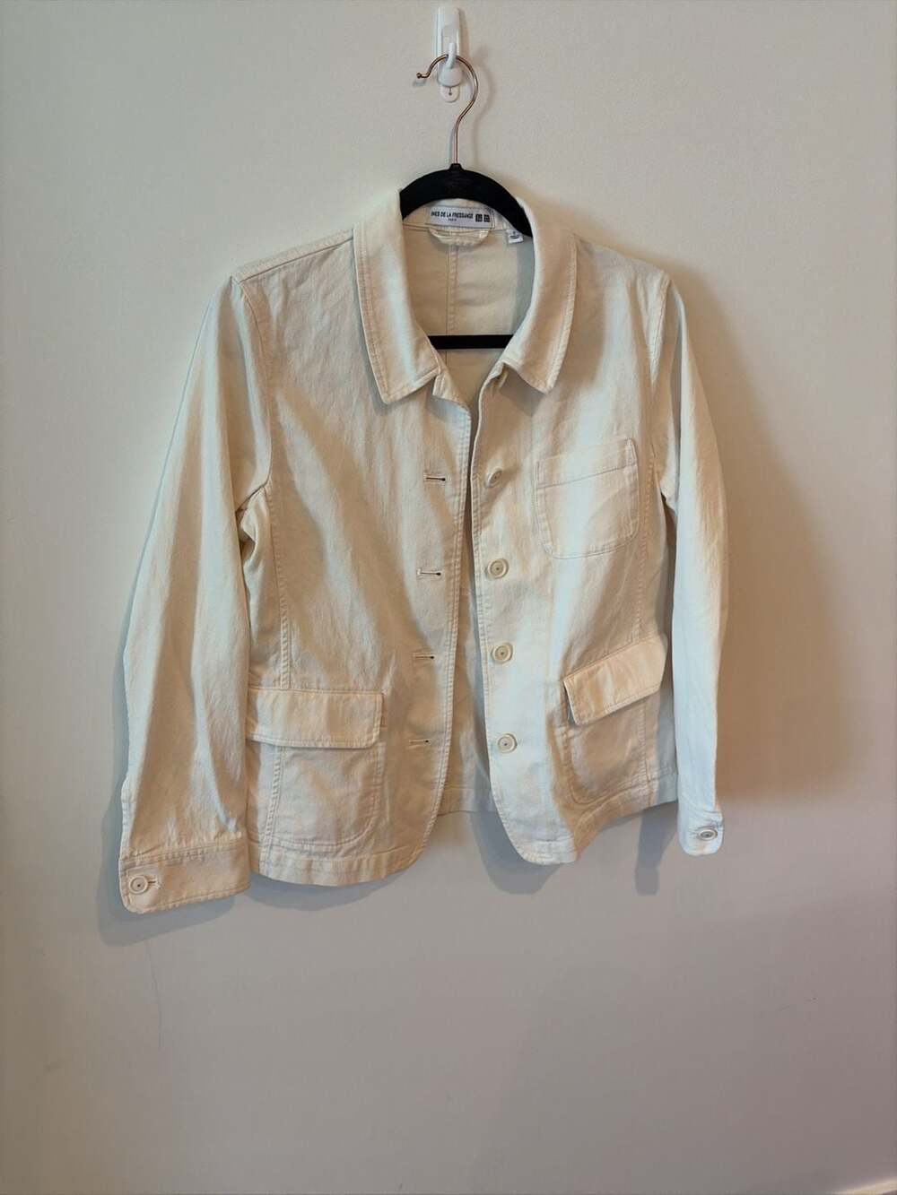 Uniqlo x Ines de la Fressange Paris Off-White Cotton Utility Jacket